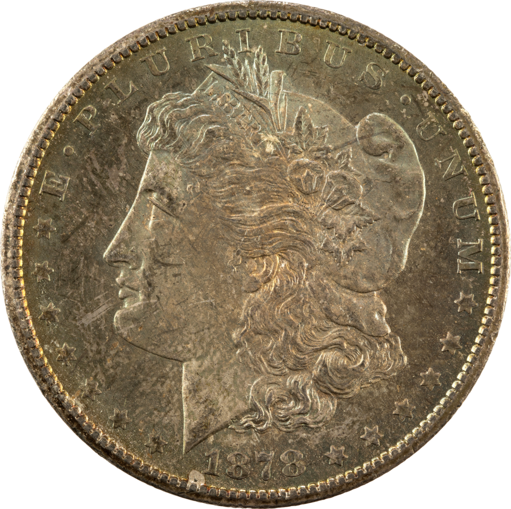1878-CC Morgan Silver Dollar obverse