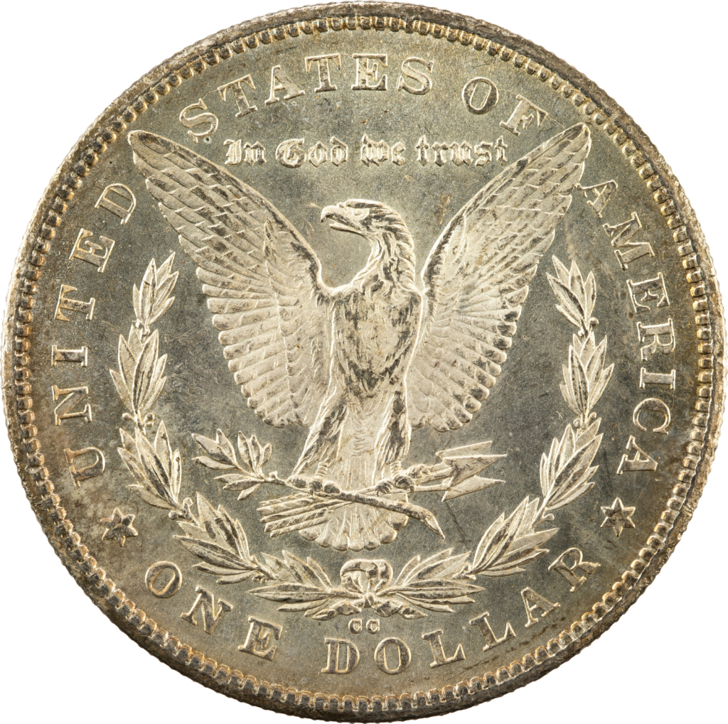 1878-CC Morgan Silver Dollar reverse