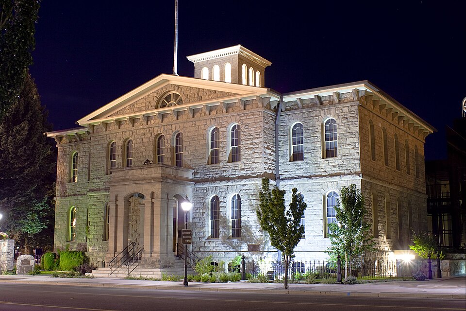 The historic Carson City, Nevada Mint building